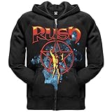 Rush - Mens Starman Zip Hoodie - Small Black