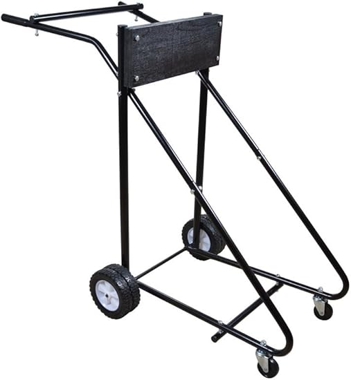 Boat Marine Storage Rack Carrier Outboard Motor Engine Holding Trolley