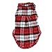 CXB1983(TM)Cute Pet Dog Puppy Clothes Shirt Size XS/S/M/L Blue Red Color (S, Red) by CXB1983(TM)