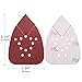 60 Grit Sanding Pads for Black and Decker Mouse Sanders, 12 Holes Hook and Loop Sandpaper - LotFancy Detail Palm Sander Sanding Sheets, Pack of 50
