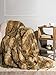 Best Home Fashion Amber Fox Faux Fur Full Throw Blanket 58