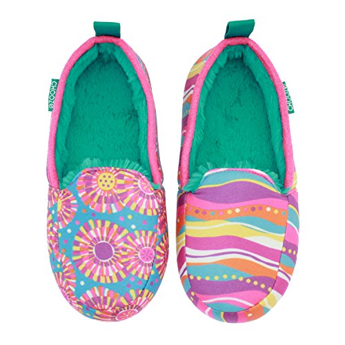 CHOOZE Girls' Slumber Slip-On, Fantasy, 4/5 M US Big Kid