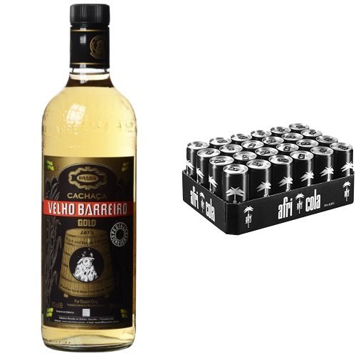 Velho Barreiro Gold 3 Jahre (1 x 0.7 l) mit afri cola, EINWEG (24 x 330 ml)