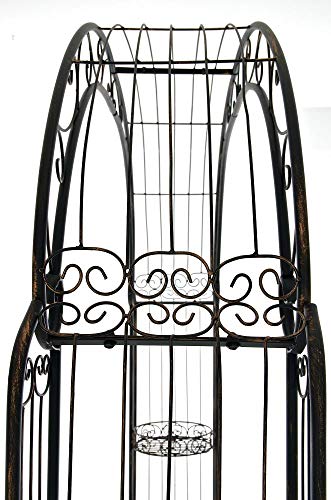 CLP Rosenbogen Alessia I Rankhilfe aus Eisen I Romantischer Rankenbogen I erhältlich, Farbe:Bronze – Bild 6