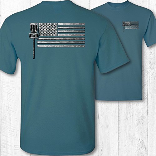 Men's American Flag Disc Golf Shirt