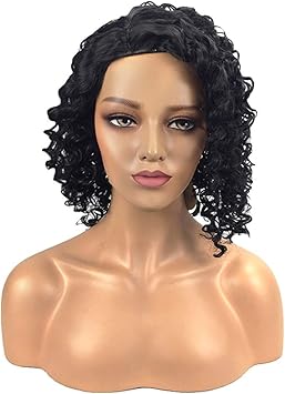 Scra AC Peluca Femenina Y Americana Peluca Corta Peluca Rosa Peluca