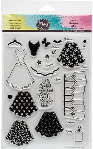 Joy Clair Clear Stamps 6x8-Designers Labels