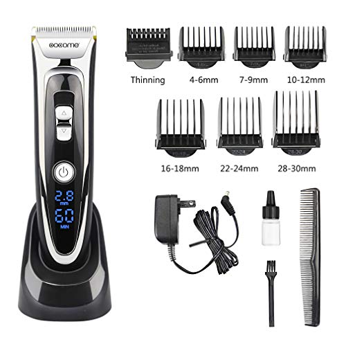 Oocome Professional Hair Clippers Kit For Men Cordless Hair