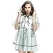 My Sky Fashion Women Clear Rain Coat with Hood Rain Jacket (Short)