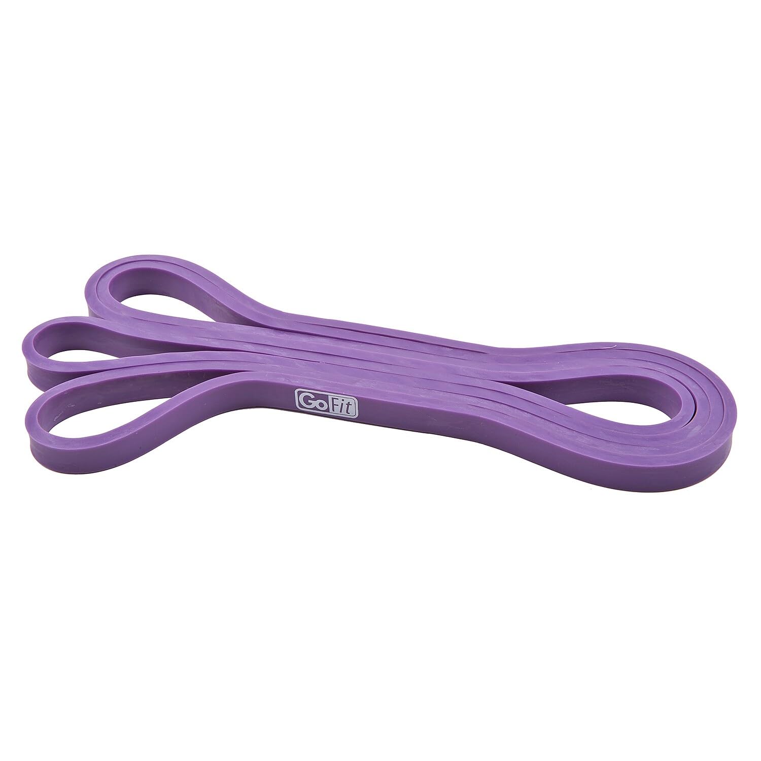 GoFit Wide Super Band with Exercise Manual - Purple, 20-35 lb