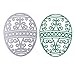 Whitelotous Cutting Dies Stencil Metal Template Mould for DIY Scrapbook Album Paper Card (Easter Egg)