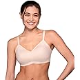 Floatley to The T-Shirt Wireless Lift Bra for Women, Soft Silky Back Smoothing Everyday Comfort Bra with Removable Pads