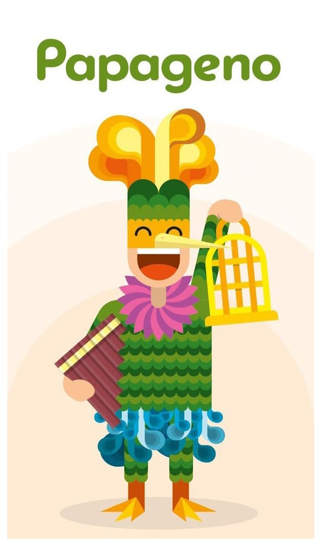 Helvetiq | Papageno | Card Game | Ages 6+ | 2-5 Players | 15 Minutes Playing Time, 8