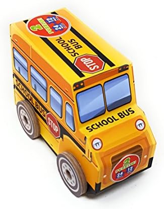 Kid's Easy Large Piece Jigsaw Puzzle Pack - School Bus