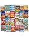 Ultimate Snacks Chips Cookies Candy Variety Assortment Pack Bulk Sampler Care Package by Variety Fun (65 Count)