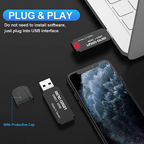 Micro Center Pro 2 Pack 32GB USB 3.1 Gen1 Flash Drive Faster USB Stick