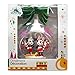 Disney's Mickey and Minnie Mouse Holiday Glass Drop Sketchbook Ornament -- 2018 Edition