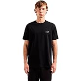 Armani Exchange Mens A|x Small Black and Gold T-Shirt