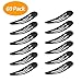 Senkary 60 Pack Snap Hair Clips No Slip Metal Hair Clips Hair Barrettes for Women Girls Kids, 2 Inch/ 50mm (Black)