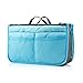 GEARONIC TM Lady Women Travel Insert Organizer Compartment Bag Handbag Purse Large Liner Tidy Bag - Blue