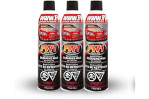 3-Pack - FW1 Waterless Car Wash & Wax with Carnauba for Multiple Surfaces - Cleaning Wax Ultra Shine Spray Fast Cleaner - No 