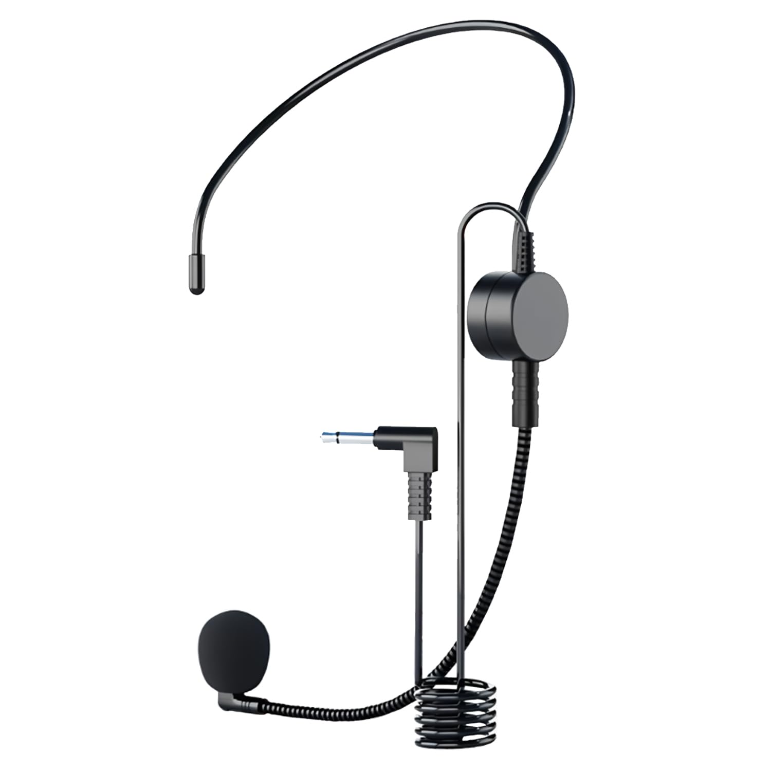Photo 1 of Kinizuxi Hands Free Microphone Headset Mic,Flexible Wired Boom for Voice Amplifier, 3.5mm Connector Jack Headset Microphone for Singing,Speaking,Teachers,Coaches,Presentations, Seniors and More