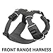 Ruffwear, Front Range Dog Harness, Reflective Soft Padded Everyday Harness with Dual Leash Clips, Adjustable and Lightweight Fit for Training or Walking for All Dogs, Twilight Gray, Medium