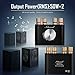 Nobsound Mini Bluetooth Power Amplifier; Stereo Hi-Fi Digital Amp 2.0 Channel 50W×2 with AUX/USB/Bluetooth Input; Wireless Audio Receiver; PC Sound Card with Power Supply (Black)thumb 4