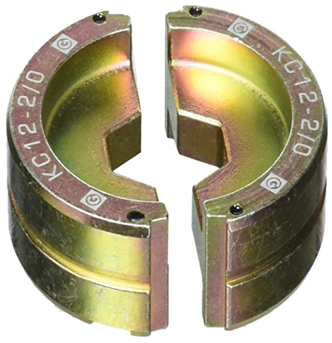 Greenlee KC12-2/0 Crimping Die for Greenlee 12-Ton Tools, Copper, 2/0 AWG
