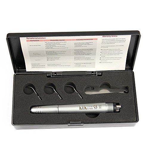 NSKI Air Scaler Sonic Perio Hygienist Hand Kit with 3 Tips 4H US Stock