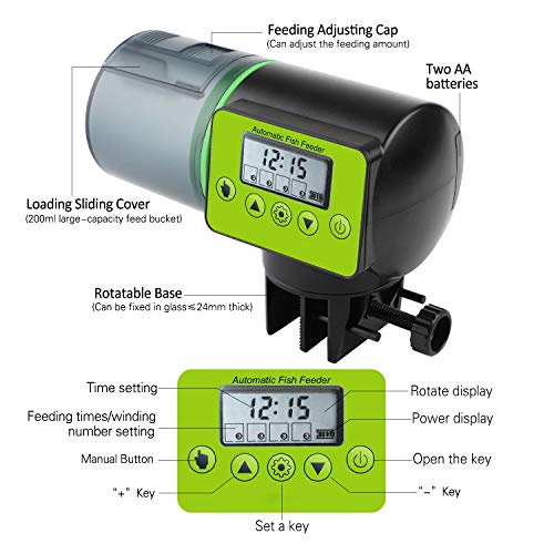 1 Torlam+Moisture+Proof+Electric+Aquarium+Dispenser