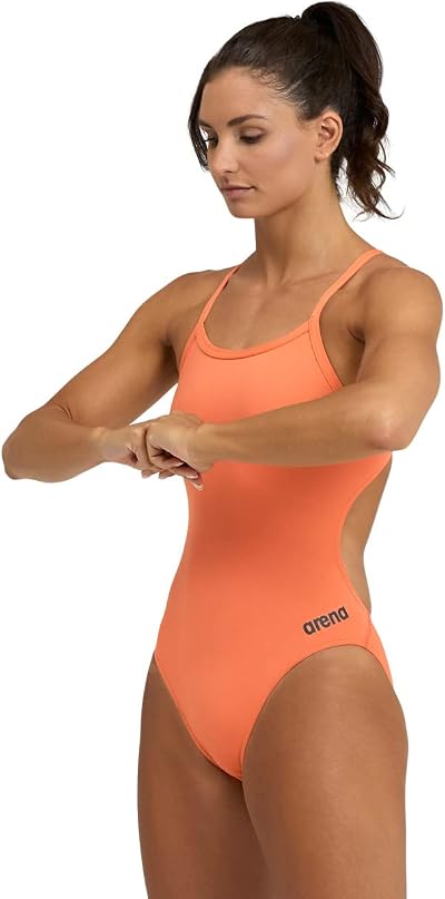 ARENA Team MaxLife Women's One Piece Solid Color Swimwear Front Lined