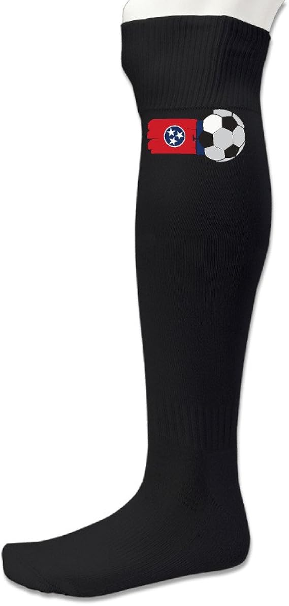 Tennessee Flag And Football Compression Casual Socks Black