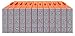 Mason Row XL-58000 36-Piece Uppercase Alphabet Clickable Bodoni Font Stamp Set