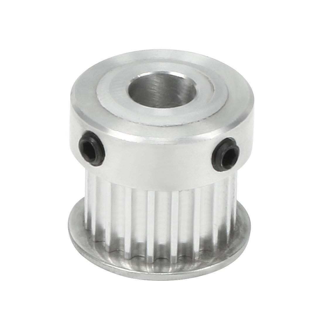 sourcingmap Aluminum 20T 8mm Bore 3mm Pitch Timing Belt Pulley with Bearing for 10mm Belt