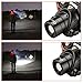 CVLIFE Zoomable Headlamp 3 Modes Headflashlight with Rechargeable Batteries AC Charger and USB Cable