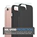 For iPhone 8 Case / iPhone 7 Case, MoKo Shockproof, Ultra Slim Protective Case Dual Layer Non-slip Grip Protection Cover for Apple iPhone 8 / 7 - Black