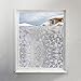 Fancy-fix Privacy Window Film Non-Adhesive Static Decorative Film Heat Control Window Clings Anti UV17.7 Inches by 59 Inches