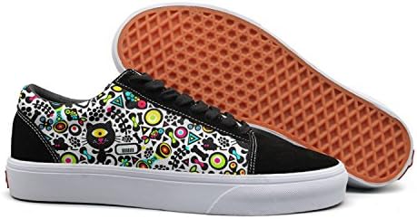 PPQQMM One Eyed Cat Dog Funny Breeds Games Men's Golf Le Fleur Skateboard Shoes Classic X Low Top 2018