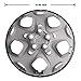 LEDKINGDOMUS Ford Fusion Hubcaps, 4pcs Hub Caps for Ford Fusion with 17” Steel Wheels 5 Lug Hubcaps Wheel Covers OE Number AE5Z1130C AE5Z1130D AE5Z1130AA