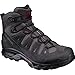 Salomon Men's Quest Prime GTX Backpacking Boot, Magnet/Black/Red Dalhia, 10 M US