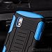 LG Nexus 4 Case, Cocomii Robot Armor NEW [Heavy Duty] Premium Belt Clip Holster Kickstand Shockproof Hard Bumper Shell [Military Defender] Full Body Dual Layer Rugged Cover Google (Blue)