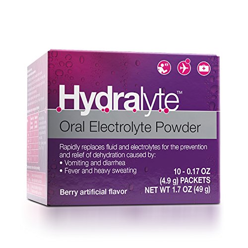 UPC 856069006046, Hydralyte - Oral Electrolyte Powder, On-the-go Clinical Hydration Formula for Hydralyte Drink (Berry, 10 Count)