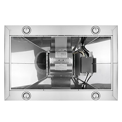 FIREBIRD 36" Stainless Steel Island Mount Powerful Cooking Fan Kitchen Vent Range Hood