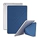 NEW iPad 2017 9.7 case - Martin Jerry iPad Case 5th Generation 2017 Slim Lightweight Smart Stand Cover with Back Protector for ipad 9.7 inch ipad 2017 ( Mothers Day ) (Blue)