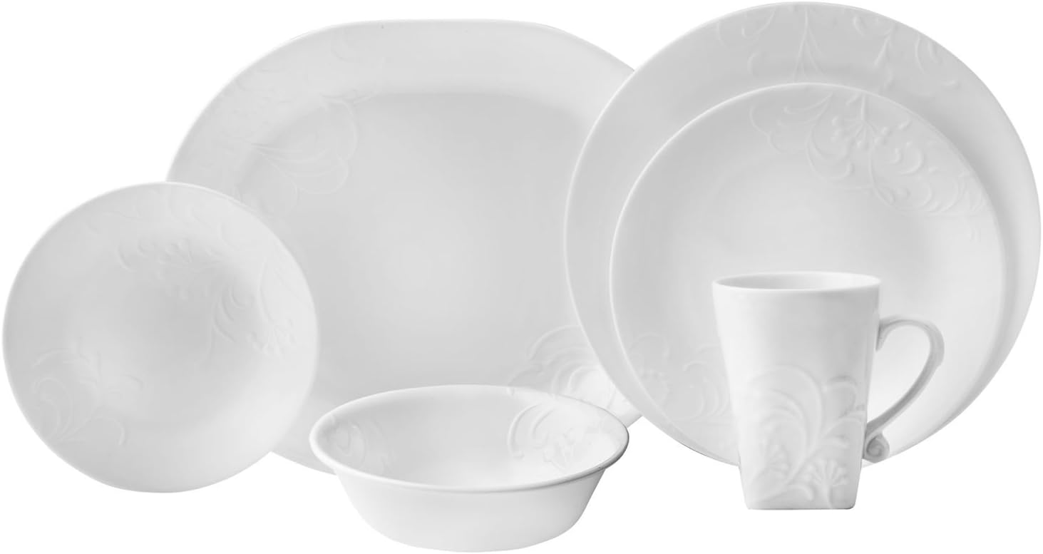 Corelle Boutique Cherish Round 42pc Dinnerware Set Amazon.ca Home