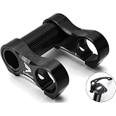 HOUSON Bicycle Stem, 25.4mm Folding Bicycle Stem Bicycle Handlebar Stem Aluminum Alloy Stem 25.4mm*45mm