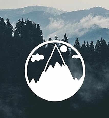 Bse Peak in Clouds – Abenteuer erwartet, Reise, Hohe Qualität selbstklebendem Vinyl, Fenster, Aufkleber, Auto Aufkleber, Wand
