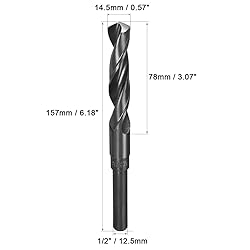 uxcell Reduced Shank Drill Bit 14.5mm High Speed