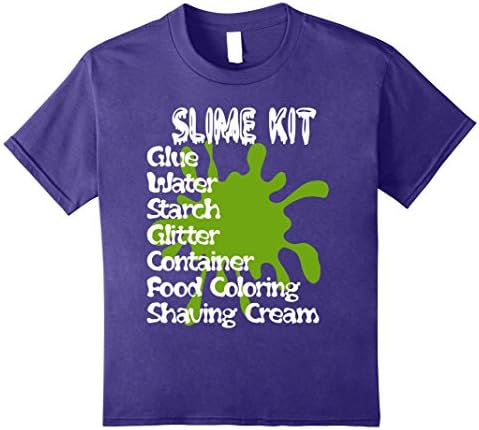 Kids Slime Kit T-shirt 8 Purple